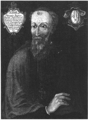 Ренегат Митрополит Исидор, в кардинальском облачении. Портрет XV в.
